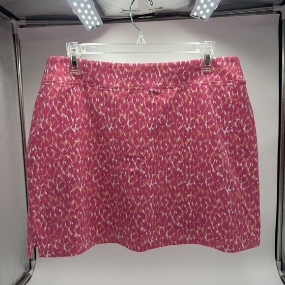 Tommy Bahama Aubrey Cheetah Print Skirt Skort Women's M Resortwear Sporty Golf - Picture 15 of 16